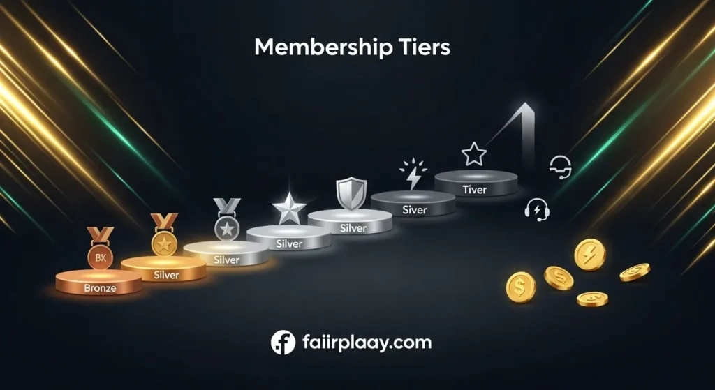 Fairplay Club VIP - Exclusive Rewards, Cashback & Premium Benefits 2026 3 Five Exclusive Membership Tiers